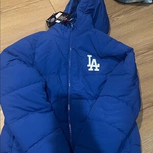 Antigua Blue Puffer Jacket